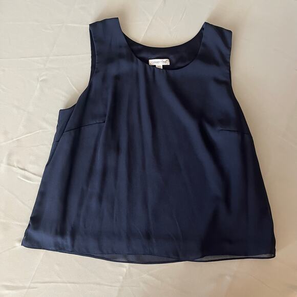 Coldwater Creek "Best Night Out" Set: Top & Bottoms in Navy Blue - Sz 22W - Picture 4 of 6